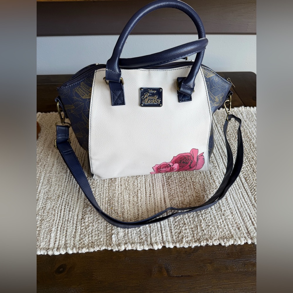 Loungefly Disney Beauty And The Beast Belle Reading Satchel